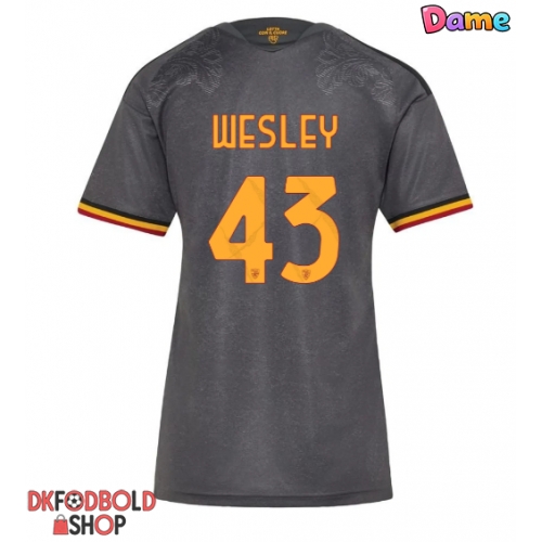 AS Roma Wesley Franca #43 Tredje trøje Dame 2026-27 Kort ærmer
